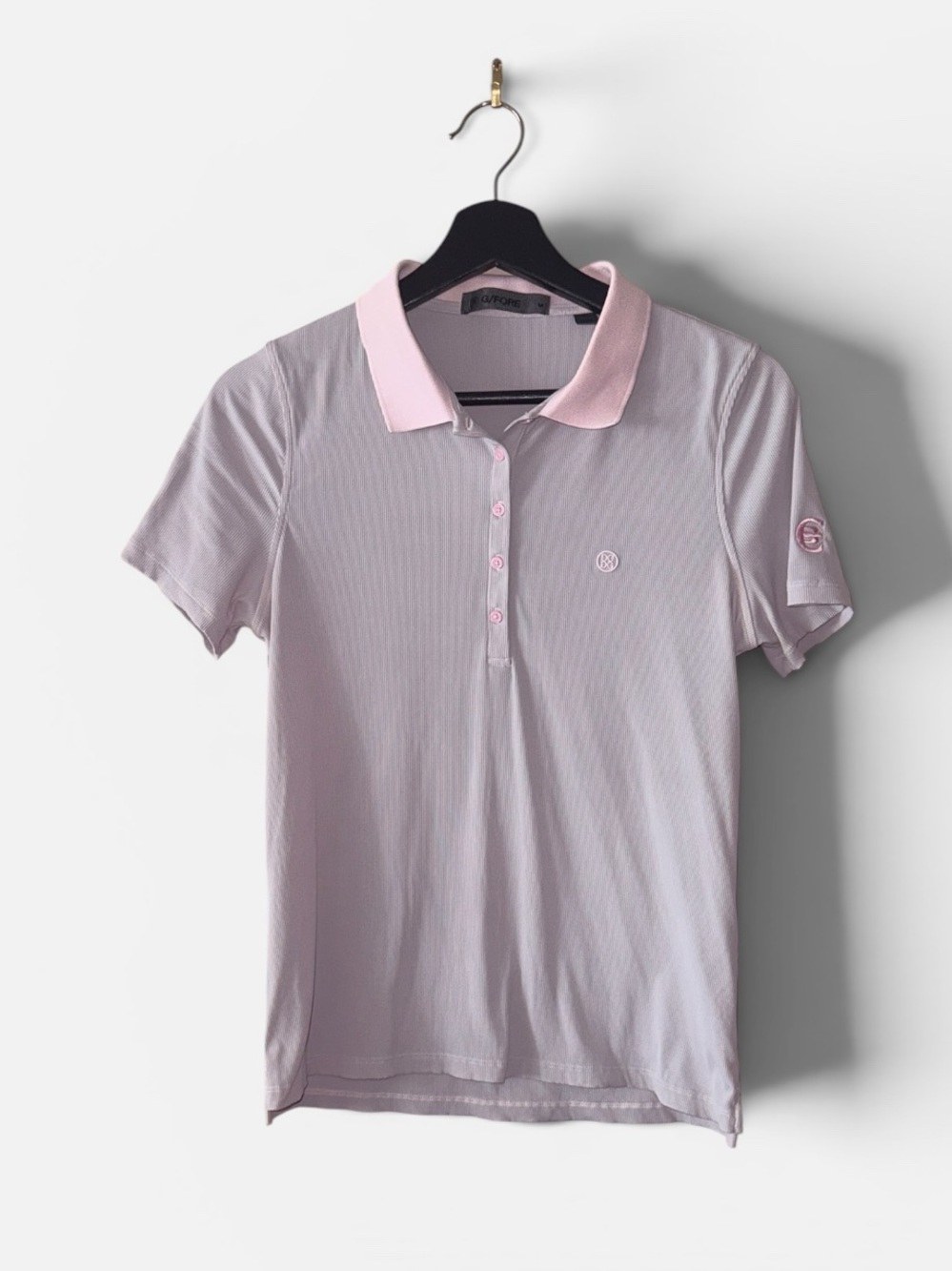 Gfore Feeder Stripe Tech Jersey Golf Polo - M - Picture 1 of 7